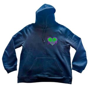 H&M Black Relaxed Fit Hoodie